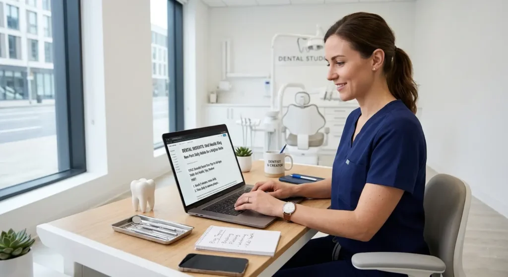 Content marketing and blogging strategy for SEO for Dental Practices to attract patients
